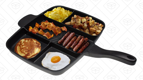 Master Pan Non-Stick Divided Grill/Fry/Oven Meal Skillet, 15" | $40 | Amazon
